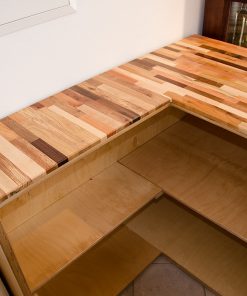 Design-Ladentheke mit Holz-Mosaik-Platte online kaufen 9